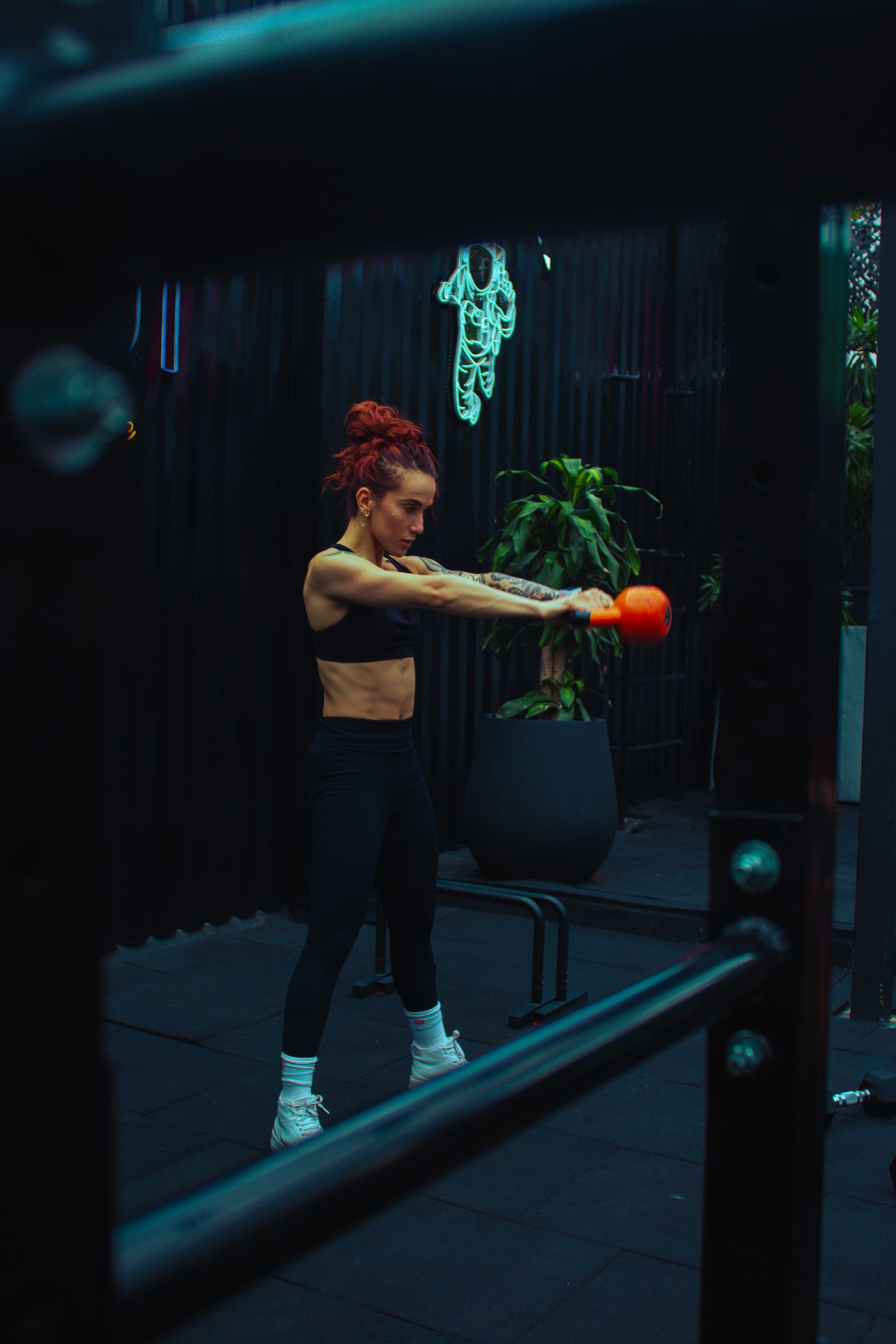 Ladies fitness training